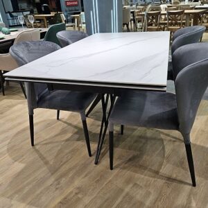 Миниатюра Стол KW160 керамика белый 20