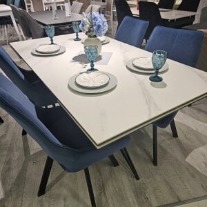 Миниатюра Стол KW160 керамика белый 27