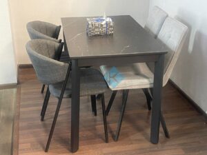 Миниатюра Стол LK110 Керамика Черный 24