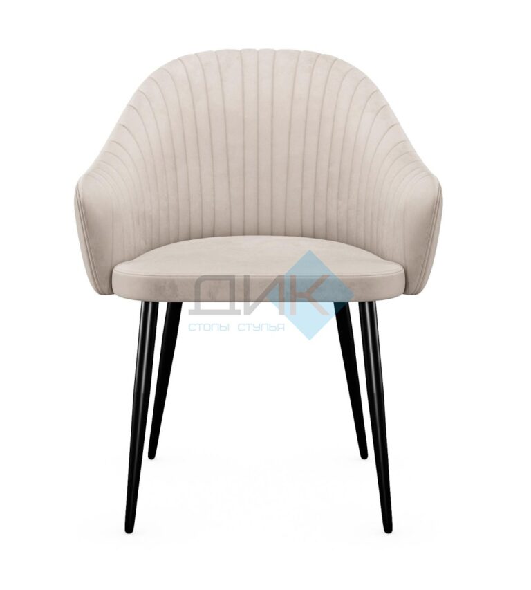 Миниатюра Стул 440М C103 крем, ножки черные 5