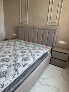 Миниатюра Кровать Бежевая 3