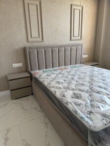 Миниатюра Кровать Бежевая 6