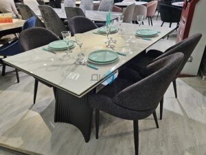 Миниатюра Стол KD180 керамика мрамор 43