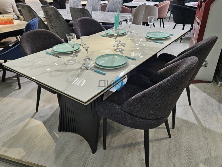 Миниатюра Стол KD180 керамика мрамор 43
