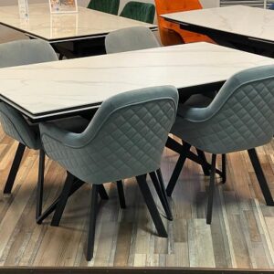 Миниатюра Стол KW160 керамика белый 8