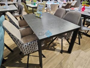 Миниатюра Стол DKT130 Керамика мрамор 17