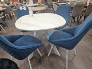 Миниатюра Стол BK100 Керамика Белый 34