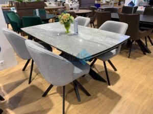 Миниатюра Стол KM160 керамика серый 58