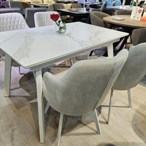 Миниатюра Стул 345 C103 крем, ножки белые 11