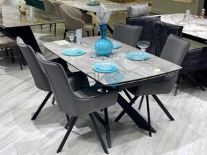 Миниатюра Стол KM160 керамика серый 68