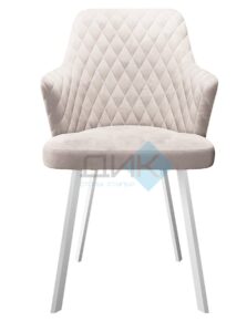 Миниатюра Стул 345 C103 крем, ножки белые 3