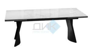 Миниатюра Стол KD180 керамика мрамор 4