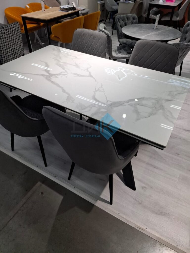 Миниатюра Стол KX160 керамика белый 47