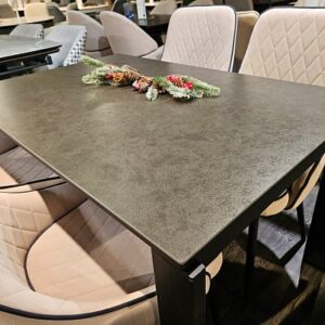 Миниатюра Стол DKT130 Керамика мрамор 9