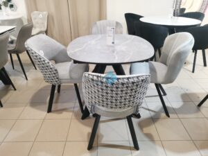 Миниатюра Стол BK100 Керамика Серый 42