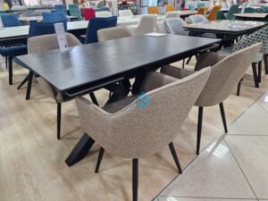Миниатюра Стол SFE140 Керамика мрамор 40