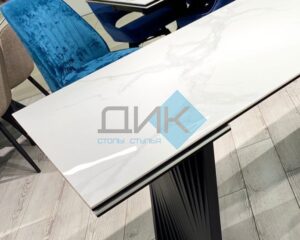 Миниатюра Стол KD180 керамика мрамор 32