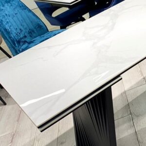 Миниатюра Стол KD180 керамика мрамор 48