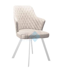 Миниатюра Стул 345 C103 крем, ножки белые 2