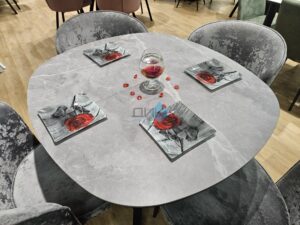 Миниатюра Стол BK100 Керамика Серый 53