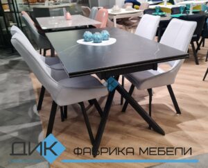Миниатюра Стол KX160 керамика черный 58