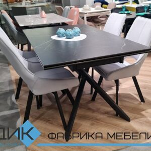 Миниатюра Стол KX160 керамика черный 24