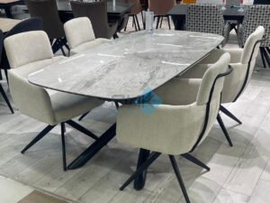 Миниатюра Стол KE180 керамика серый 35