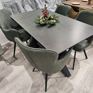 Миниатюра Стол SFE140 Керамика мрамор 30