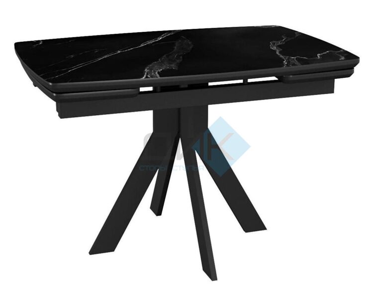 Миниатюра Стол DKU120 Керамика Черный 2
