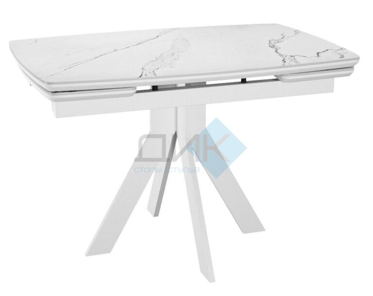 Миниатюра Стол DKU120 Керамика Белый 2