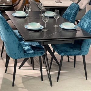 Миниатюра Стол KW160 керамика мрамор 9