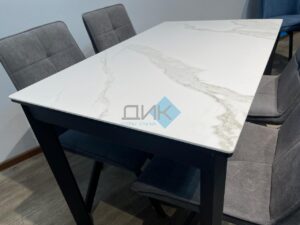 Миниатюра Стол LK110 Керамика Белый 34