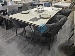 Миниатюра Стол KW160 керамика белый 62