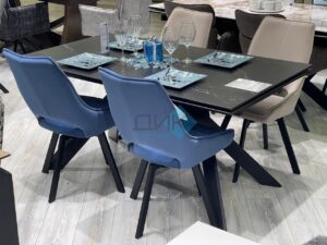 Миниатюра Стол KX160 керамика черный 74