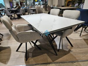 Миниатюра Стол KW160 керамика белый 71