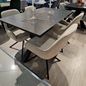 Миниатюра Стол SFE140 Керамика мрамор 16