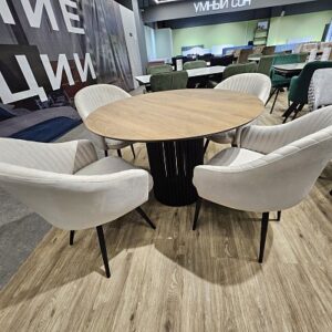 Миниатюра Стол AKR120 Керамика древесная 4