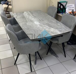 Миниатюра Стол KM160 керамика серый 60