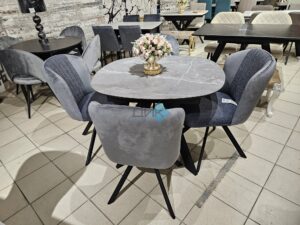 Миниатюра Стол BK100 Керамика Серый 59