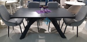 Миниатюра Стол KX160 керамика черный 59