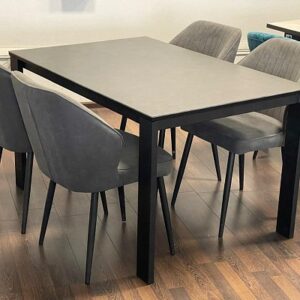 Миниатюра Стол DKT130 Керамика мрамор 7