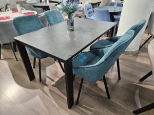 Миниатюра Стол DKT130 Керамика мрамор 16