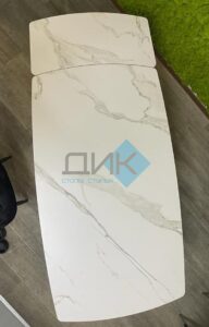 Миниатюра Стол DKU120 Керамика Белый 15
