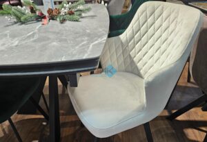 Миниатюра Стул 345 C103 крем, ножки белые 14