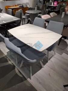 Миниатюра Стол DKU120 Керамика Белый 18