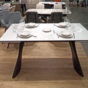 Миниатюра Стол KD180 керамика мрамор 14