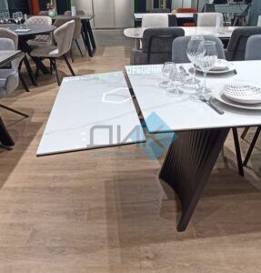 Миниатюра Стол KD180 керамика мрамор 36
