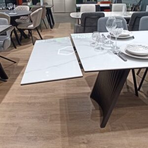 Миниатюра Стол KD180 керамика мрамор 16