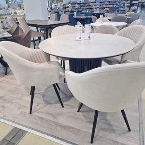 Миниатюра Стул 440М C103 крем, ножки черные 13