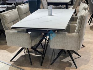Миниатюра Стол KW160 керамика белый 73
